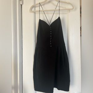 Mara hoffman medium black spaghetti strap dress